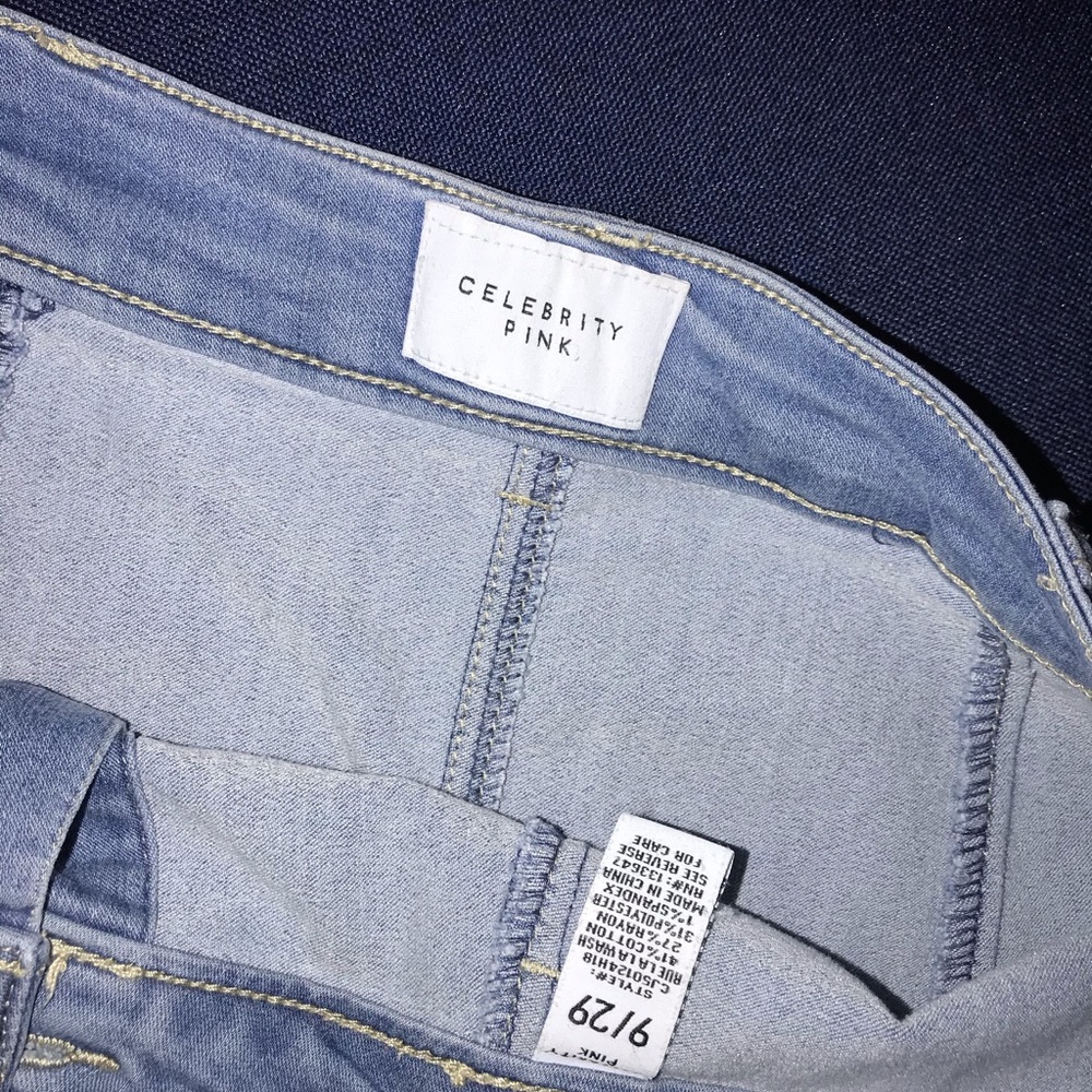 blue jean skirt